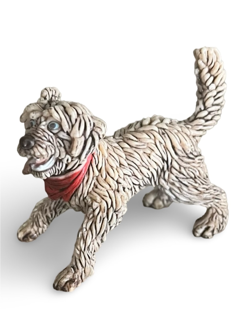 Schleich Mixed Breed Dog Playing (Model Number 16818) Farm Life Collection